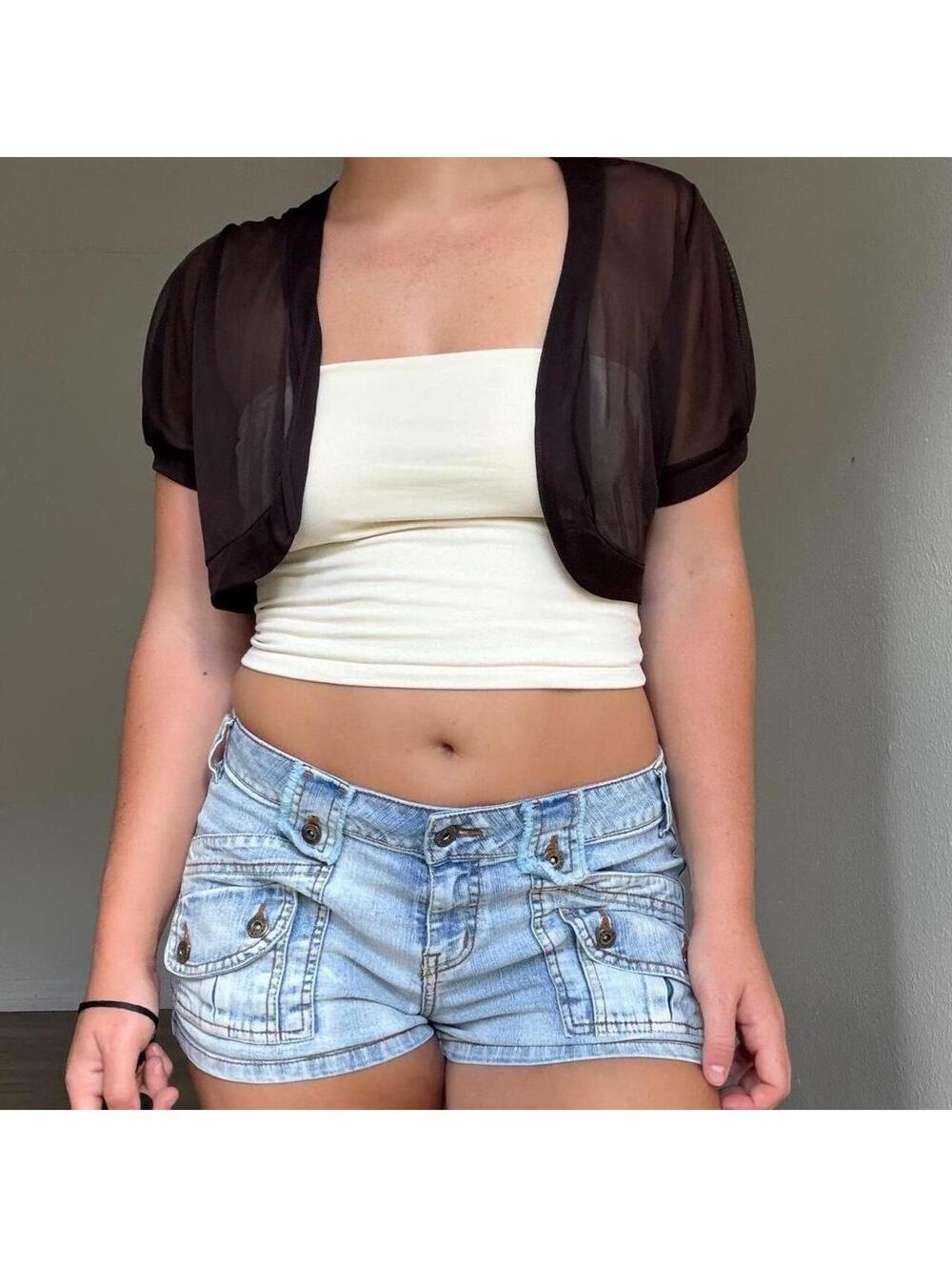 Y2K BOHO MINIMALIST BOLERO